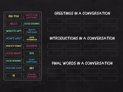 FORMAL AND INFORMAL GREETINGS