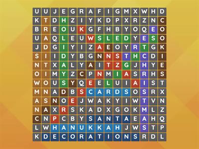 Word Search 3rd grade