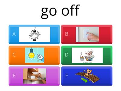 Phrasal Verbs put and go