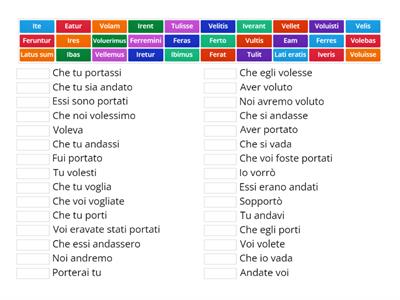  verbi latini irregolari