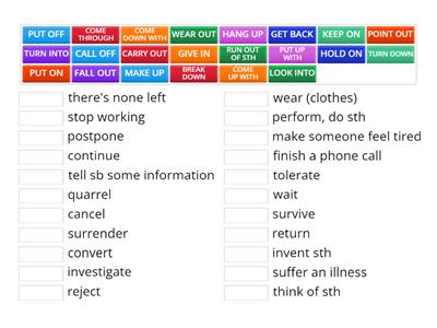PHRASAL VERBS - B2 First