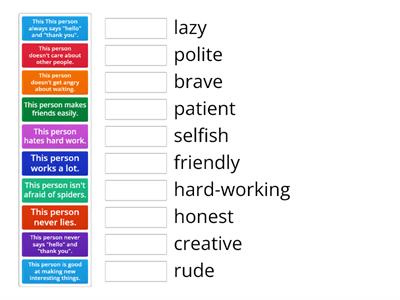 Solutions - unit 1 - personality