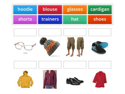 Clothes - learning vocabulary (reading) 2