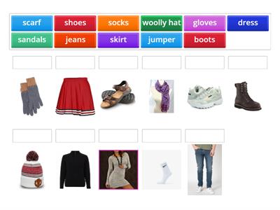 ruhadarabok angolul 4.osztály