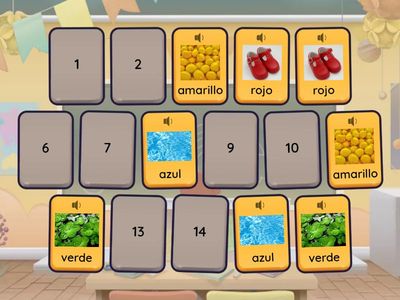 Los Colores Memory Game | PeakPower Learners Online Spanish Class | Ms. Rodriguez