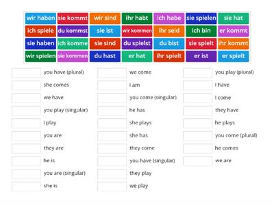 German Regular verbs 1