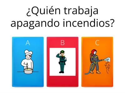 Juego de profesiones y oficios 