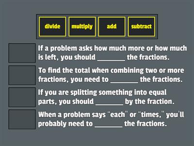 Fraction Word Problems