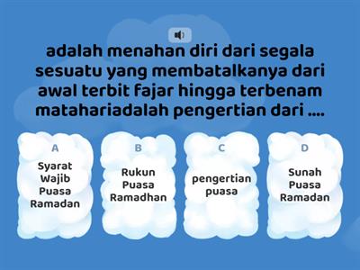 Kuis Syarat Wajib, Rukun, Sunah, Makruh dan Hal yang Membatalkan Puasa