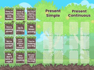 Present Simple + ing vs Continuous 