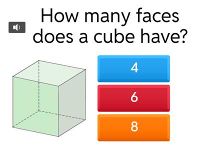 3D Shapes Review: Faces, Edges and Vertices 