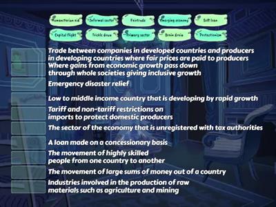 Key terms Development