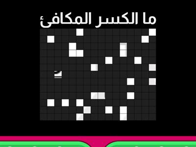 الكسور المتكافئة