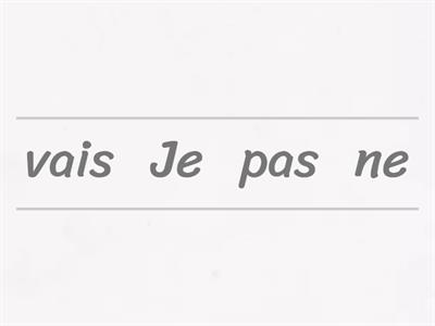 Aller - negative - unjumble