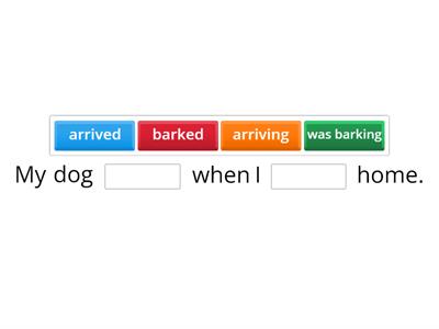 Past Simple vs Past Continuous / While - When