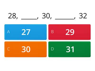 Number Patterns 