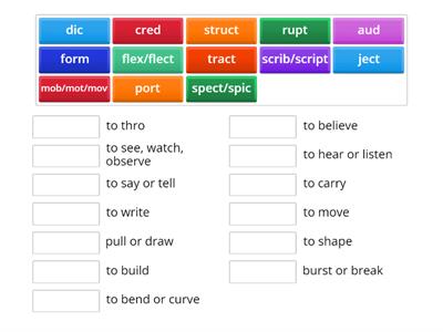 Latin Morphemes