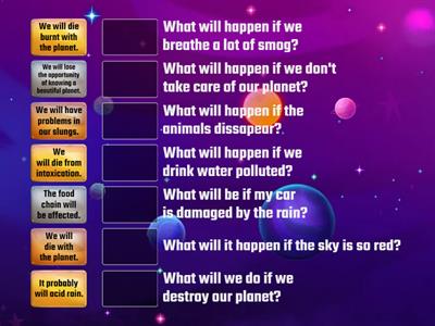 First Conditional - Environmental problems