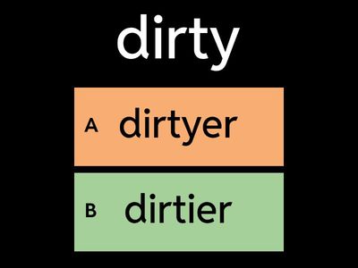 Comparative Adjectives