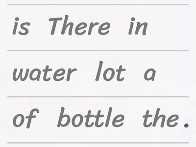 Bài 5 : Put the words in correct orders ( xắp xếp các câu )