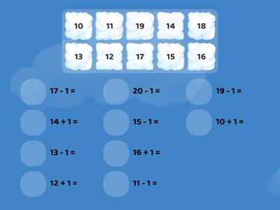 ± 1 (двузначные числа)