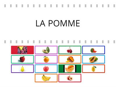 LES FRUITS.