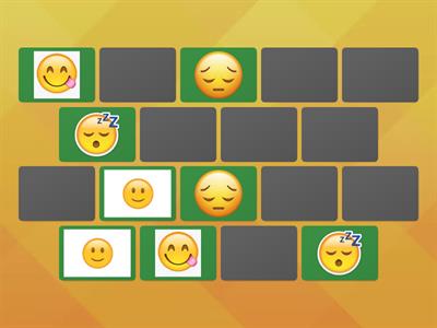 Memory game: feelings