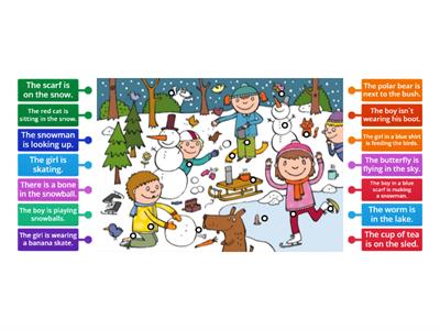 Winter picture Label