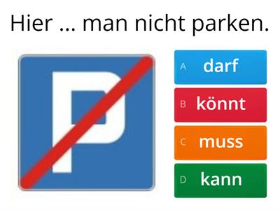  "können", "dürfen" oder "müssen"?