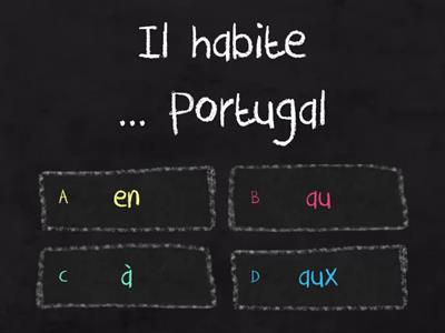 Prépositions avec les pays, nationalités et expression "avoir mal"