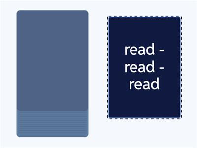 IRREGULAR VERBS 3 forms