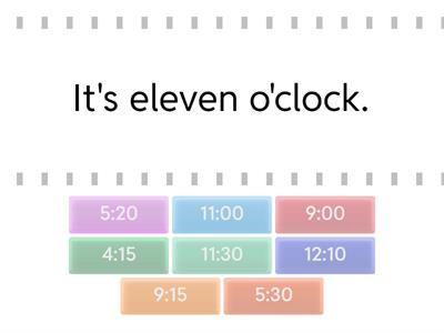 Grade 2 - What Time Is It?