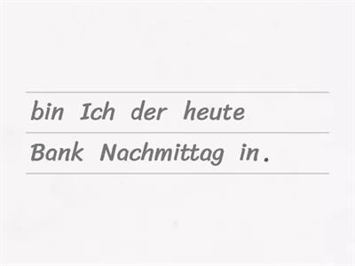 in + Dativ --- in + Akkusativ