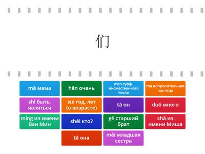 Рукодельникова 5 класс урок 3 иероглифы для игры стр. 46 (иероглиф - чтение + перевод)