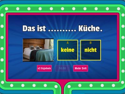 'Kein' oder 'nicht'?