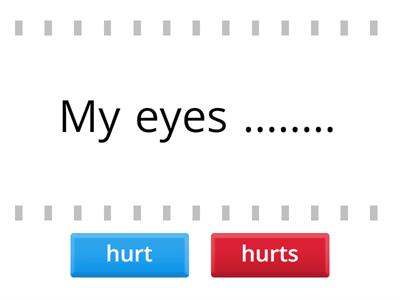 Kid's Box 3 Unit 5 - It hurts... :(