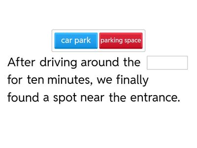 Opt Academy B1+ unit 3 places in the city CHOOSE