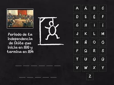 Ahorcado de la Independencia de Chile ALMONDALE VALLE