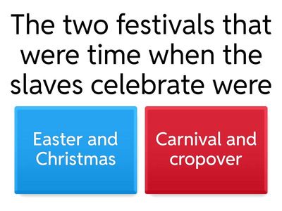 BSDAP Grade 6 Let's Pass Social Studies Quiz. Settlement of the Caribbean: The Africans