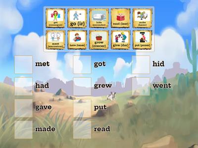 Irregular verbs (match up)