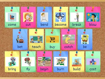 Past simple irregular verbs