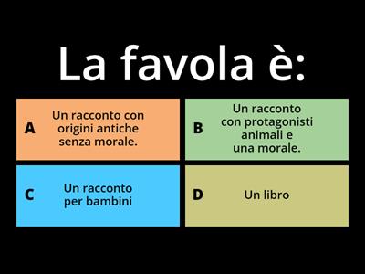 Comunicazione, favola e fiaba.