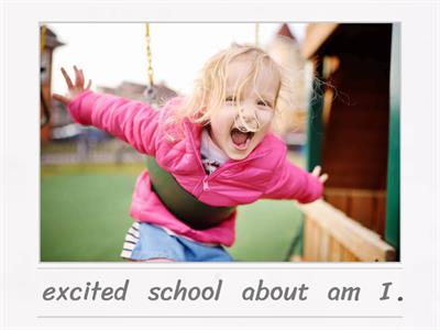 Week three beginner sentences unjumble