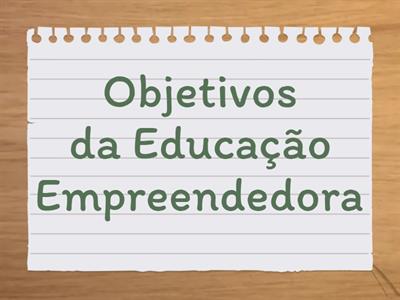 Educação em Empreendedorismo