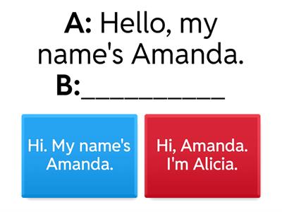 Communication in basic Situations