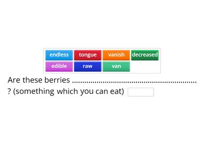 Unit 3 vocabulary 1º Bach