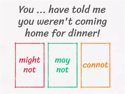 Ready For Advanced Unit 1 Modal Verbs