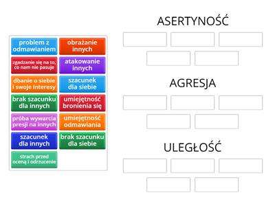 DEFINICJA ASERYWNOŚCI