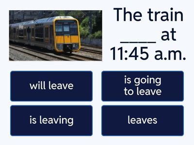 Ways of expressing future