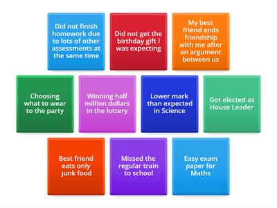 WHICH LOCUS OF CONTROL IS MOST APPLICABLE  IN THE GIVEN SITUATIONS?